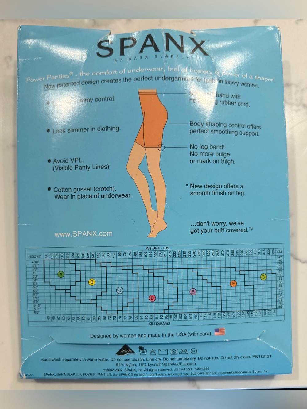 Spanx Power Panties Performance Underwear Shapewear Color = Bare Size B NWT - Picture 5 of 5